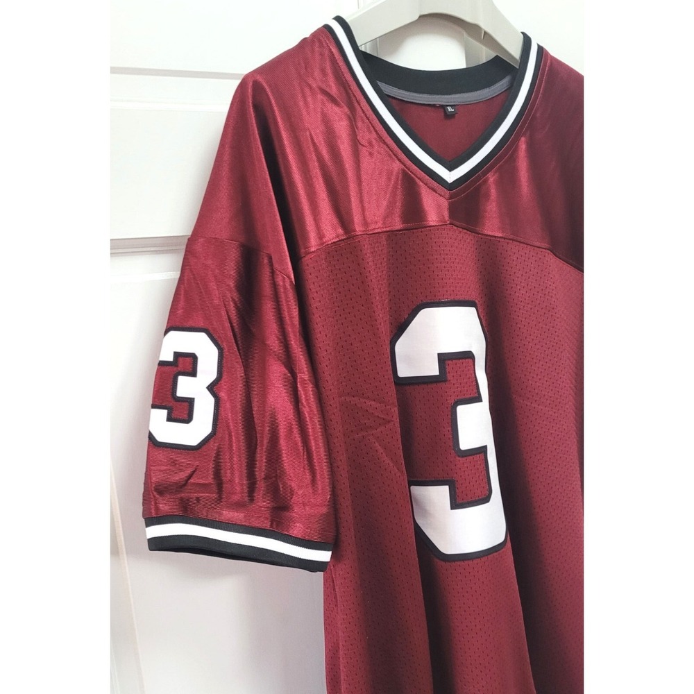Westcheddar Sports 2017 Belton 3 Men's Mesh Jersey Shirt - Maroon - XL - Picture 3 of 6